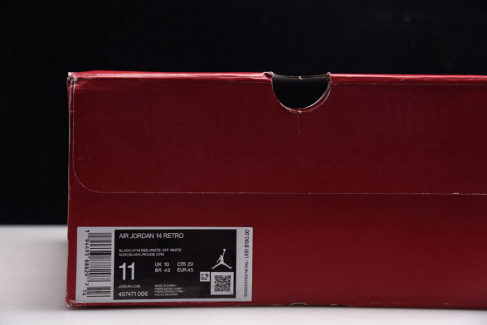 Air Jordan 14 Retro Gym Red Toro 487471-006